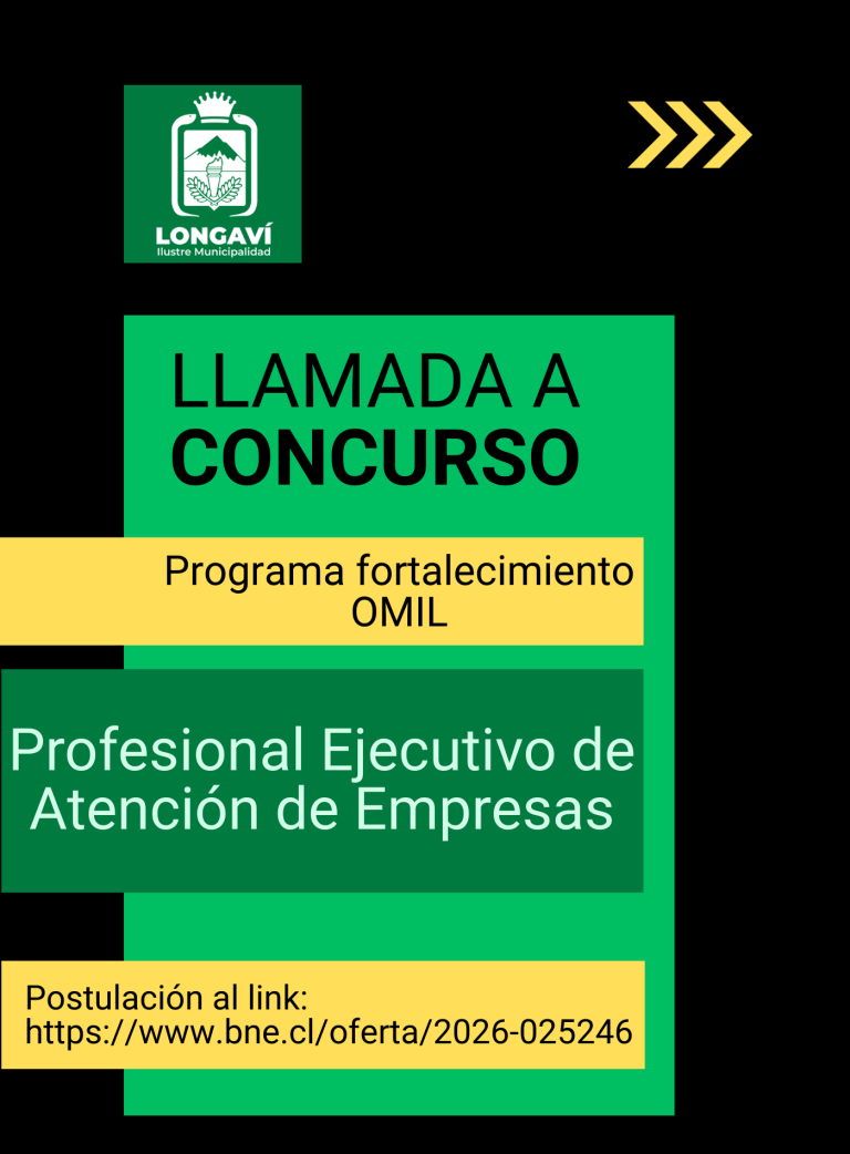 Llamada a concurso, profesional ejecutivo de atención de empresas