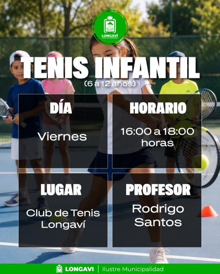 Tenis infantil